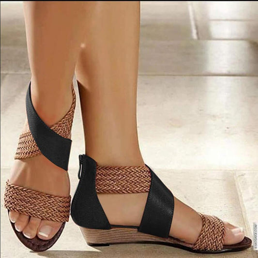 Boho Style Women's Wedge Sandals