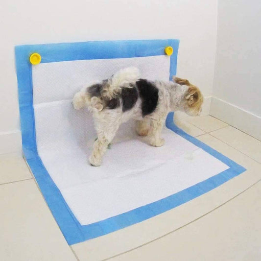 Pee Pad Holder for Dogs - Potty Training for Leg-Lifting Dogs & Marking in the House