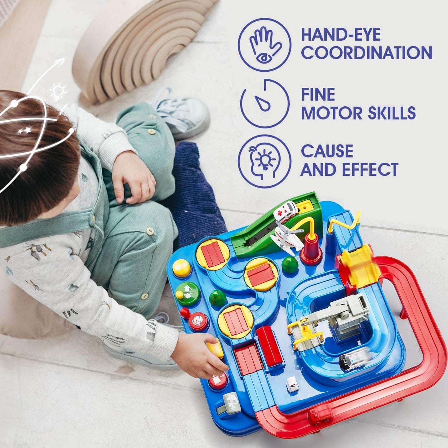 Car Adventure Toys for Kids -- Puzzle Car Track Playsets