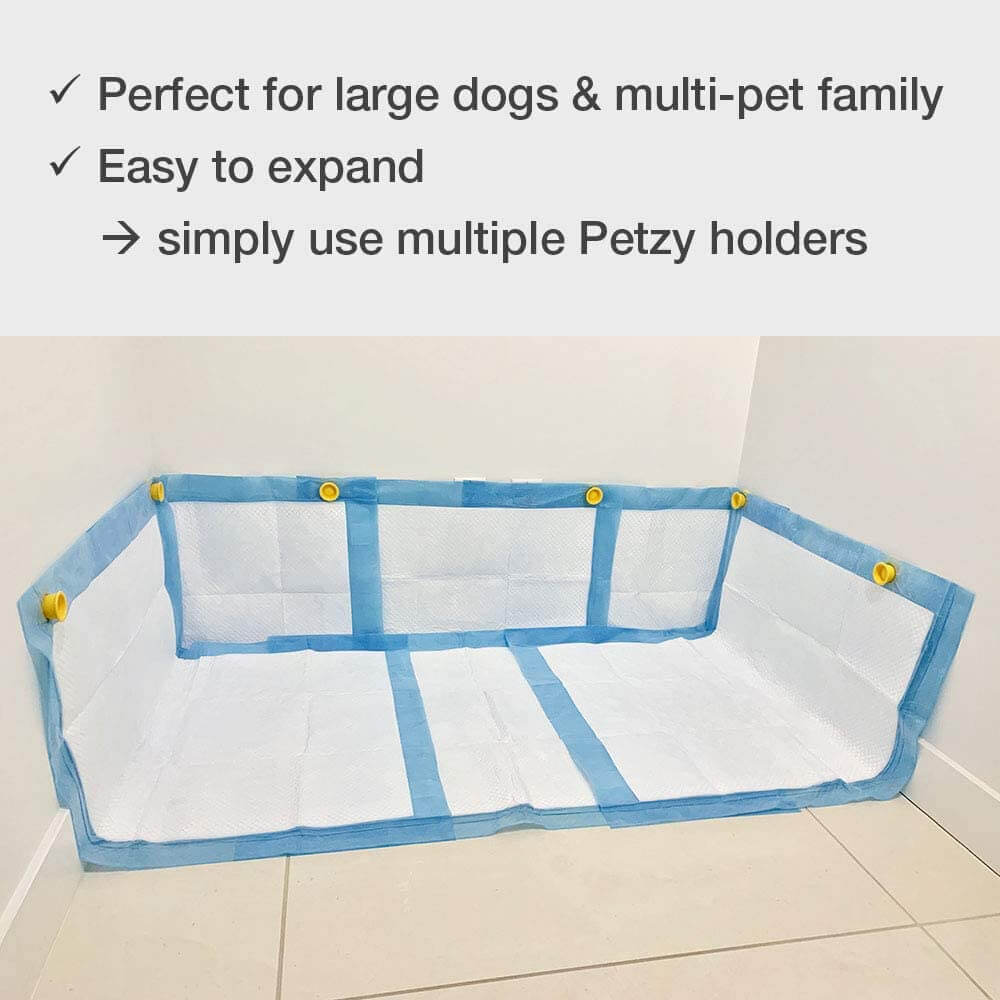 Pee Pad Holder for Dogs - Potty Training for Leg-Lifting Dogs & Marking in the House