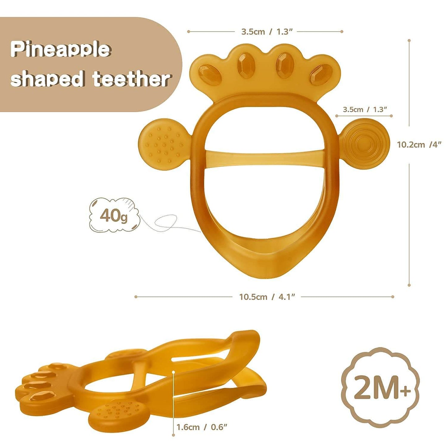 【Never Drop from Hand】Wristband Design Baby Teething Toys for Babies 2M+