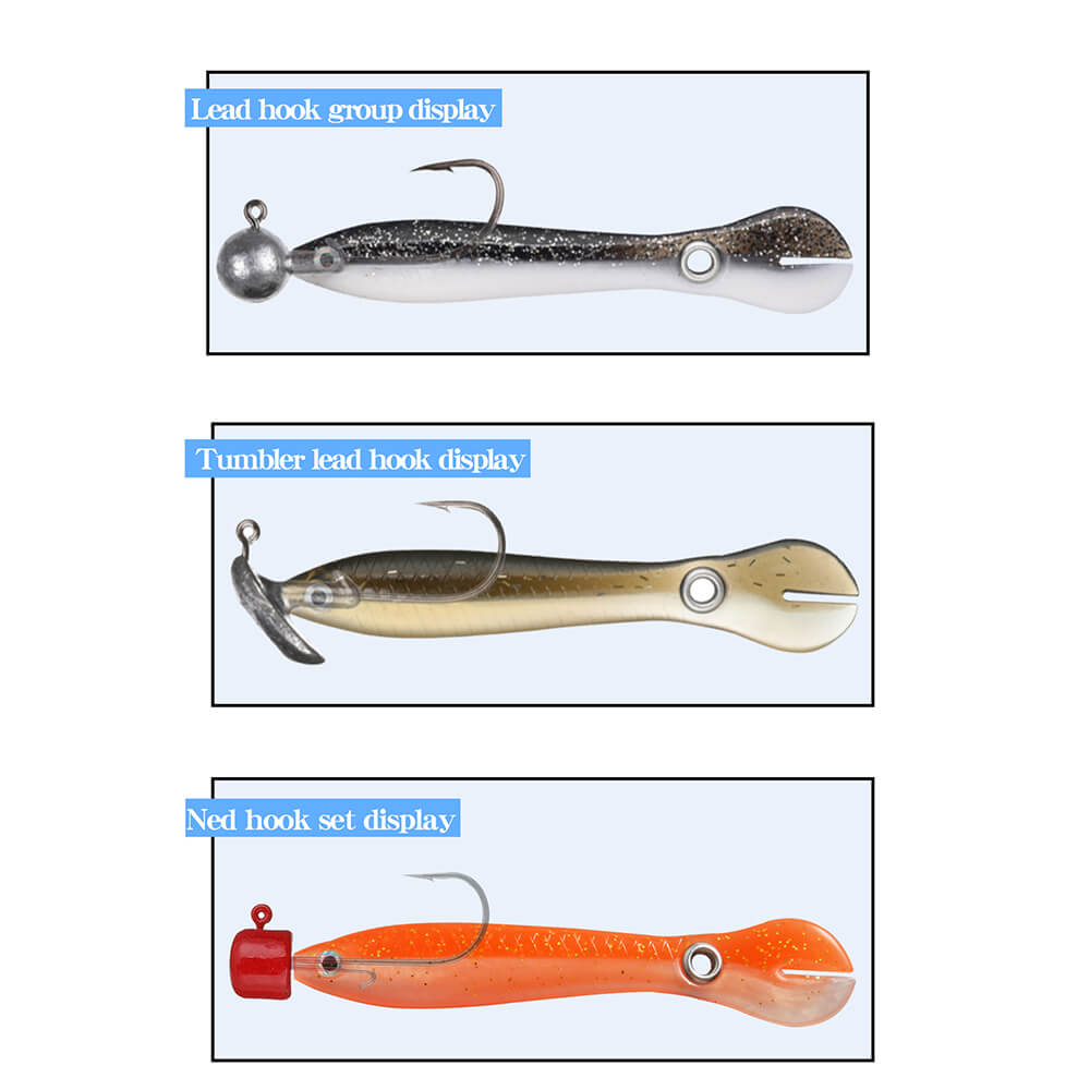 Soft Bionic Swimming Lures Fishing Bait for Saltwater & Freshwater – Enlavo