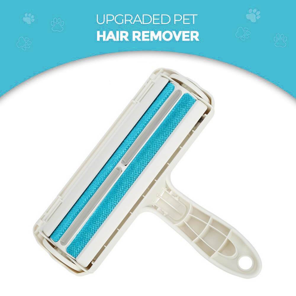 Reusable Pet Hair Remover Roller with Self-Cleaning Base