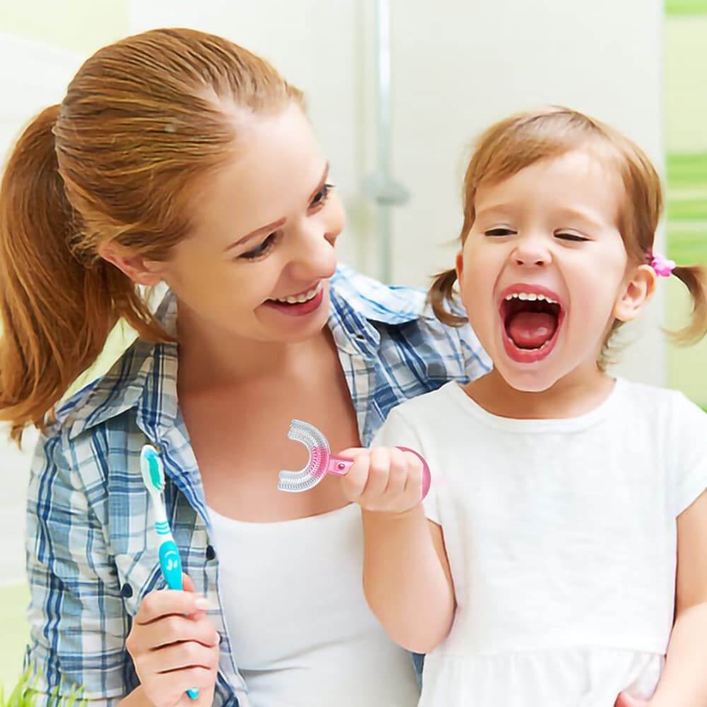 Kids U-Shaped Toothbrush -- 360°Oral Cleaning